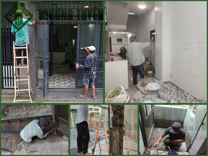 Hình ảnh Thợ Thi Công Sửa Chữa Cửa Sắt Lan Sơn Nhà Chị Tú Quận Phú Nhuận