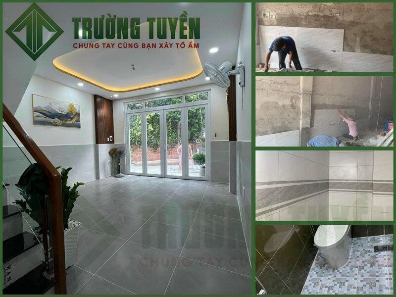Một Số Hình ảnh Thợ ốp Gạch Nhà Chị Quỳnh Trần Văn đang Quận 3
